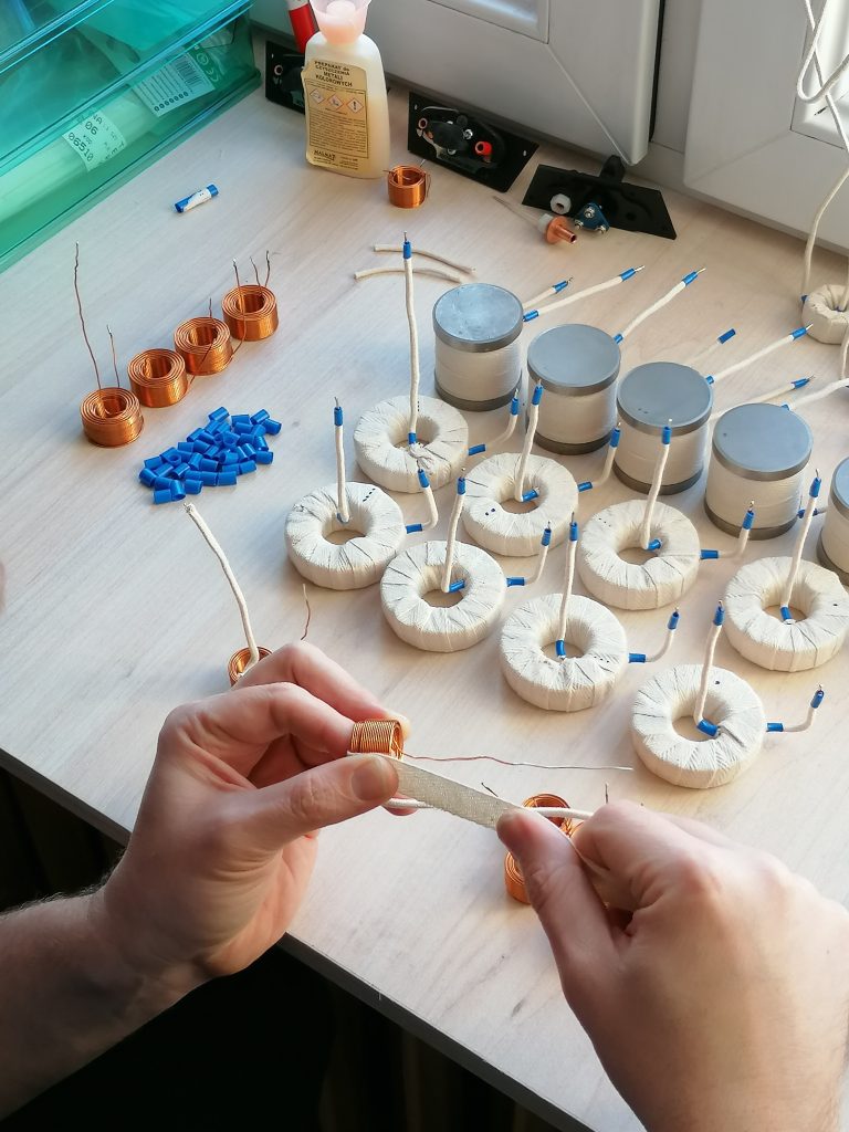 designing of speakers - coils preparation